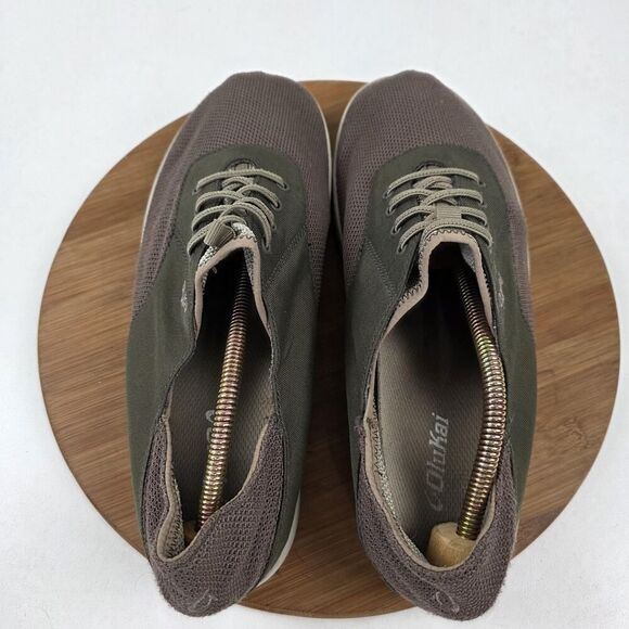 OluKai Shoes Mens Size 11 Olive Brown Nohea Moku Lightweight Mesh Casual Sneaker - Picture 9 of 16